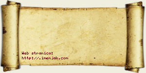 Mina Bebić vizit kartica